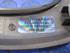 10-12 Chevrolet Camaro AT Center Console Auxiliary Gauge Set Bezel Tri
