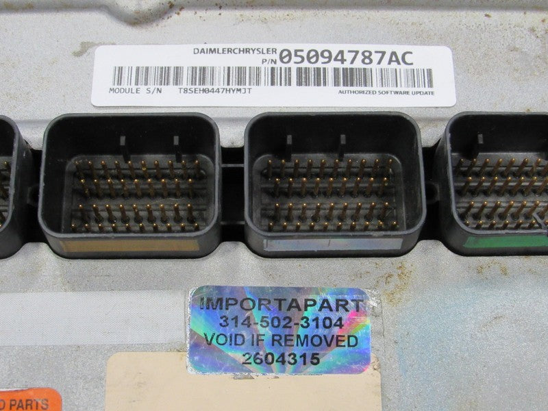 PLUG & PLAY 06 Dodge Stratus Sebring 2.7 ECU Engine Computer 05094787 
