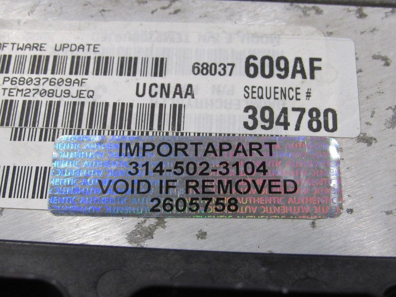 PLUG & PLAY 09 Dodge Ram 1500 Truck 4.7L Engine Computer ECU 68037609 