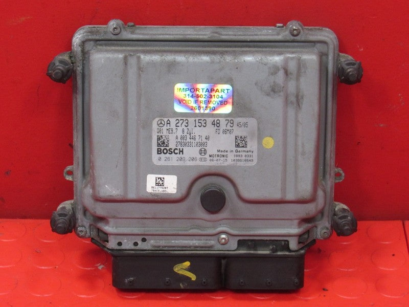 07-08 Mercedes GL450 X164 ECU ECM PCM Engine Computer UNLOCKED 273 153