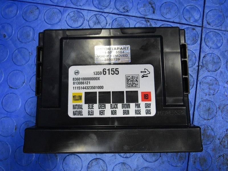 15 Chevrolet Corvette C7 BCM Body Control Module Computer 13596155 372