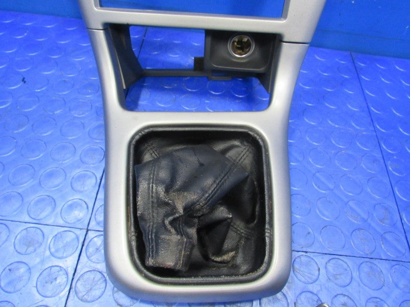 03-06 Subaru Baja Manual MT Center Radio Climate Bezel Trim Set Silver