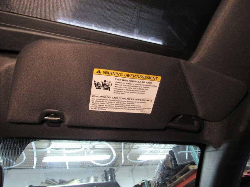 05-11 Ford Mustang Right RH Passenger Side Sun Visor Sunvisor Black
