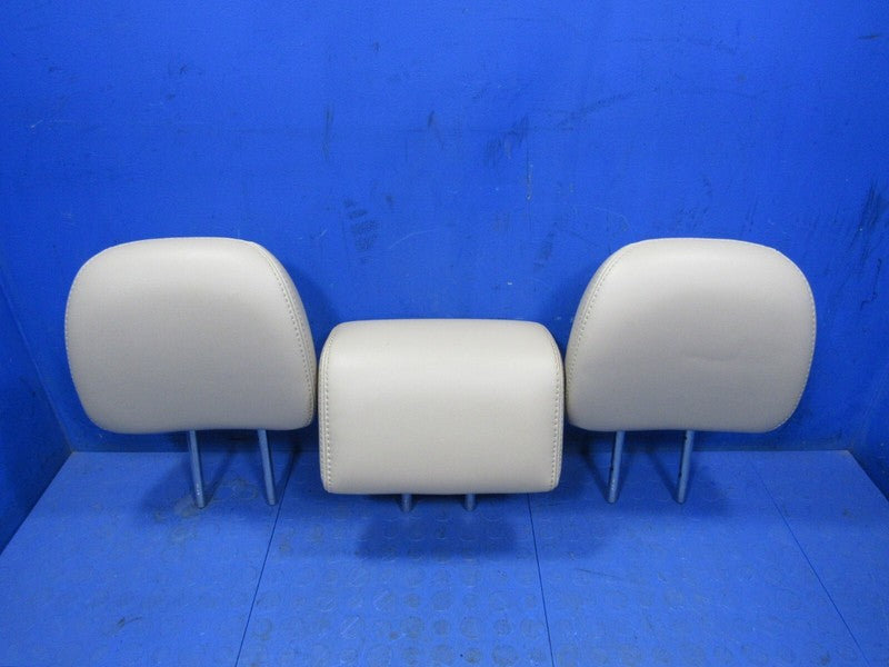 13-16 Nissan Pathfinder Rear 2nd Row Headrests Head Rests Set Tan Leat