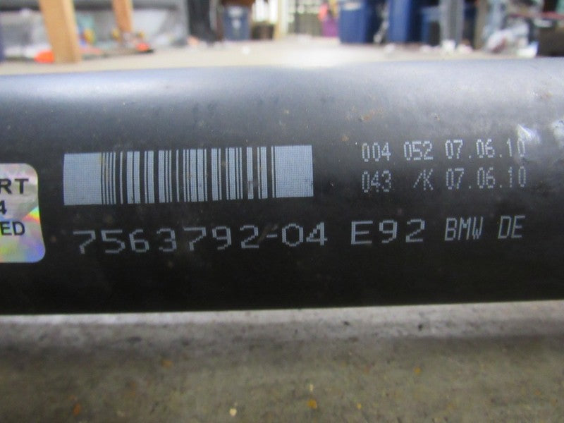 09-13 BMW 335i 335d E90 AT Auto Rear Driveshaft Drive Prop Shaft 1447m