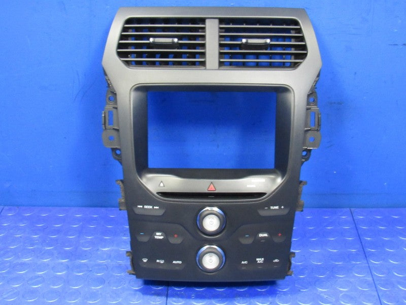 14-15 Ford Explorer 8" Climate Heater Radio Control Panel EB5T-18A802-