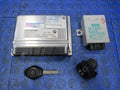 04 BMW 325i E46 AT DME EWS ECU ECM PCM Engine Computer Key Set 7536843