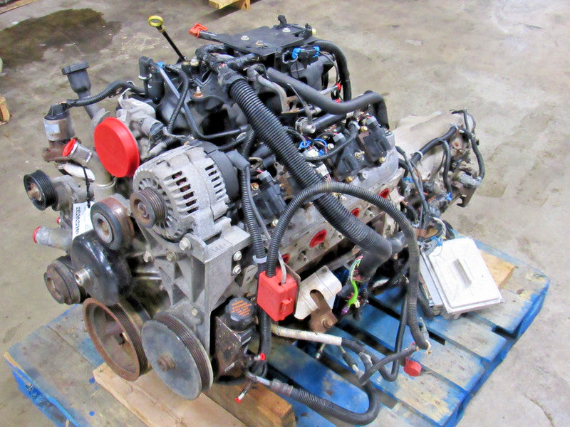 01-02 Silverado Sierra 6.0L LQ4 4L80E 2wd Engine Transmission Dropout 