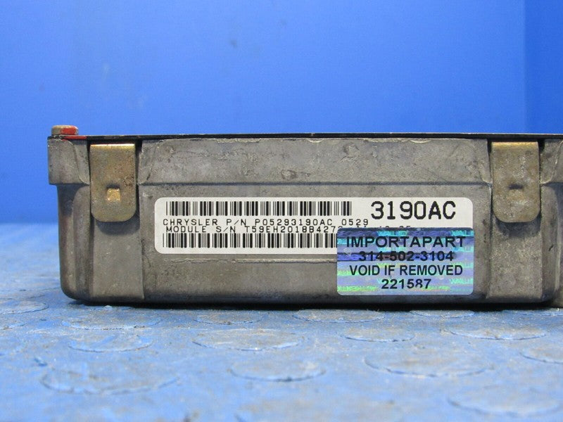 PLUG & PLAY 99 Avenger Sebring 2.0L Engine Computer ECU 05293190 PROG 