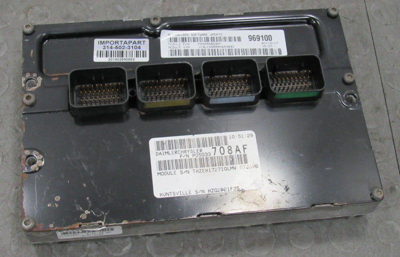 PLUG & PLAY 07-08 Sebring Avenger 2.7L Engine Computer ECU 05094853 PR