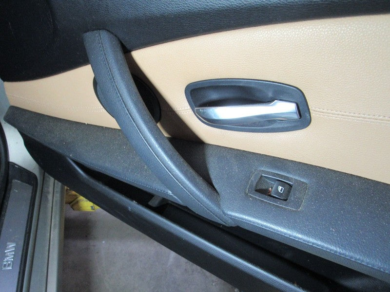 08-10 BMW 528 535 550 Right RH Passenger Front Door Trim Panel Natrual