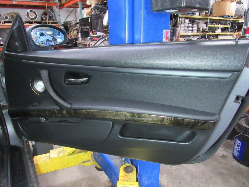 07-13 BMW 335 E92 Right RH Passenger Front Door Trim Panel Black MISSI