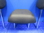 14-18 BMW X5 F15 2nd Row Rear Seat Head Rest Headrests Set Leather Bla