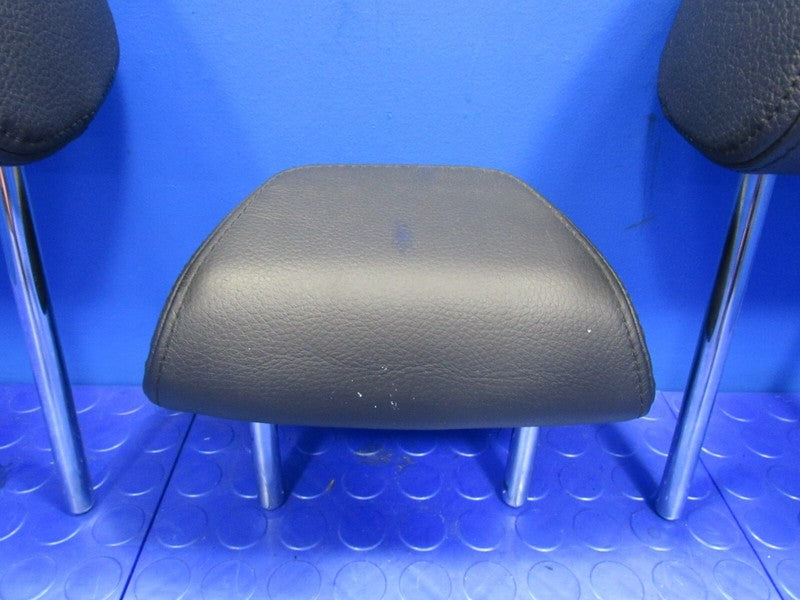 14-18 BMW X5 F15 2nd Row Rear Seat Head Rest Headrests Set Leather Bla