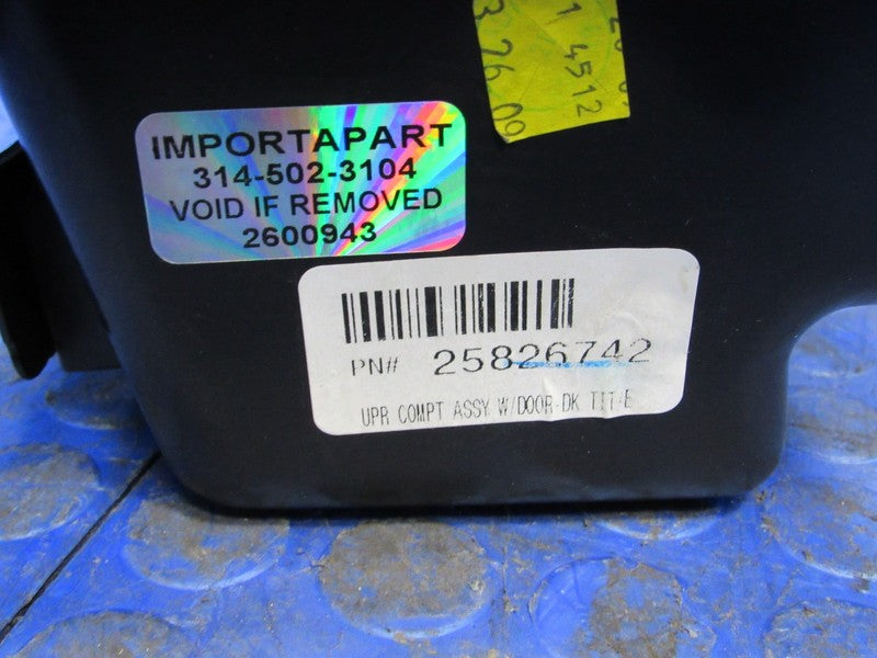 07-14 Chevrolet Silverado GMC Sierra Dash Glove Box Assembly Dark Tita