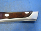 10-16 Porsche Panamera Front Right Inner Door Panel Finish Trim Dark W