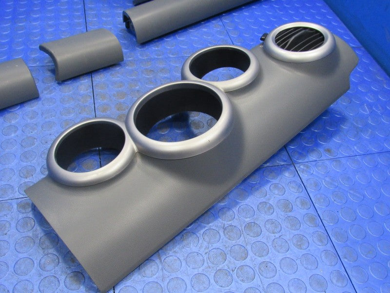03-06 Honda Element Dash Trim Finish Panel Set Climate Control Gray Si