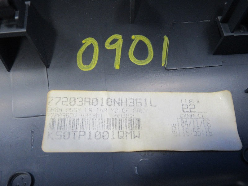 03-06 Honda Element Dash Trim Finish Panel Set Climate Control Gray Si