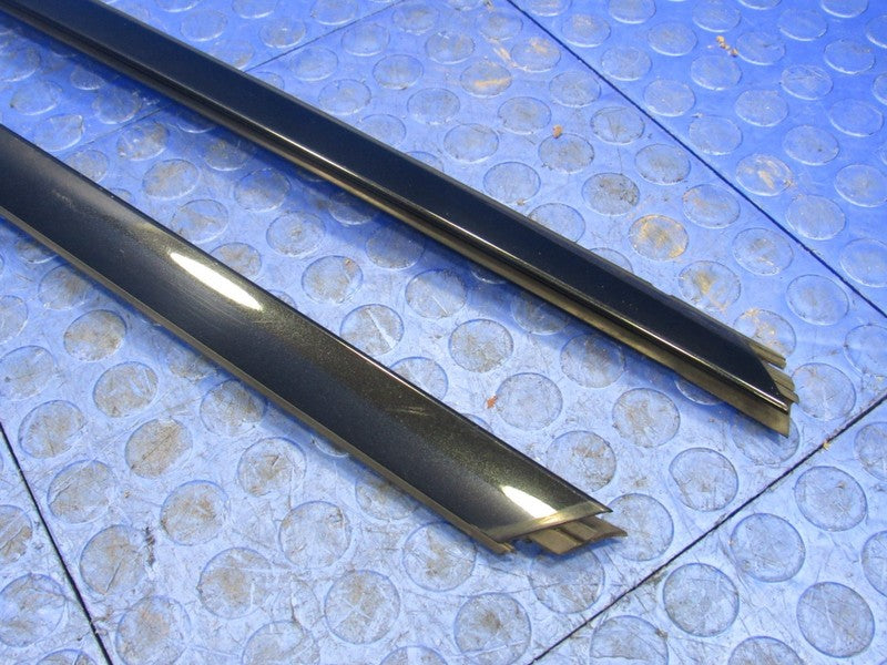 04-10 BMW X3 Black Sapphire Metallic Windshield Molding Trim Set A-Pil