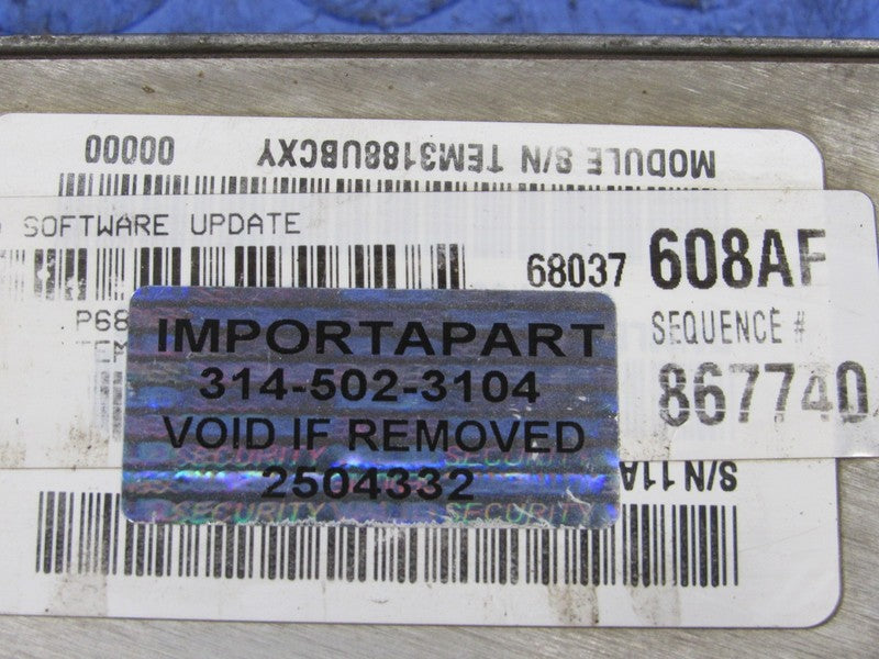 PROGRAMMED PLUG & PLAY 09 Dodge Ram 1500 Truck 4.7L ECM 68037608AF 608