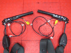 08-09 Pontiac G8 Front Driver Passenger Seat Belts Retractors Pair Bla