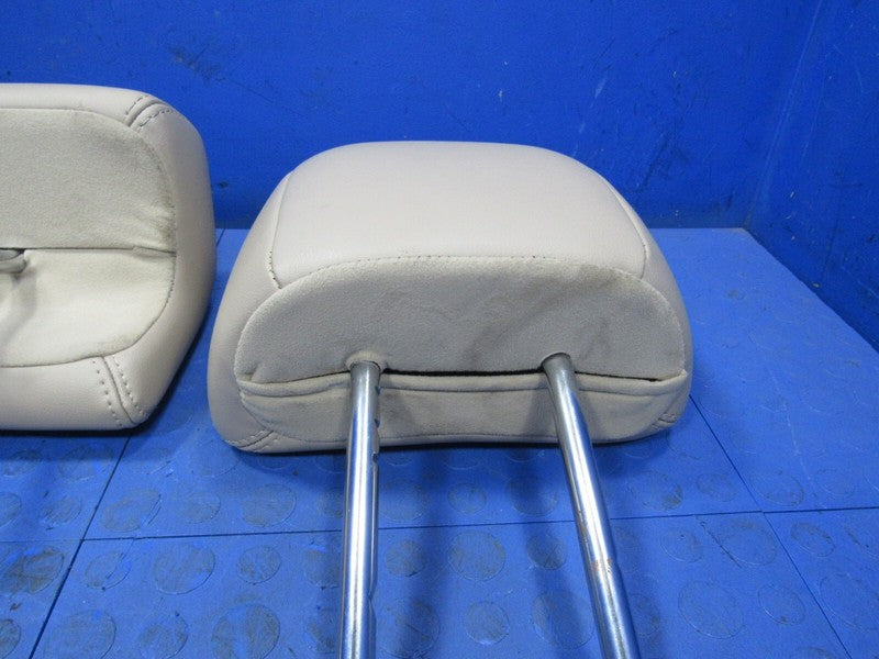 13-16 Nissan Pathfinder Rear 2nd Row Headrests Head Rests Set Tan Leat