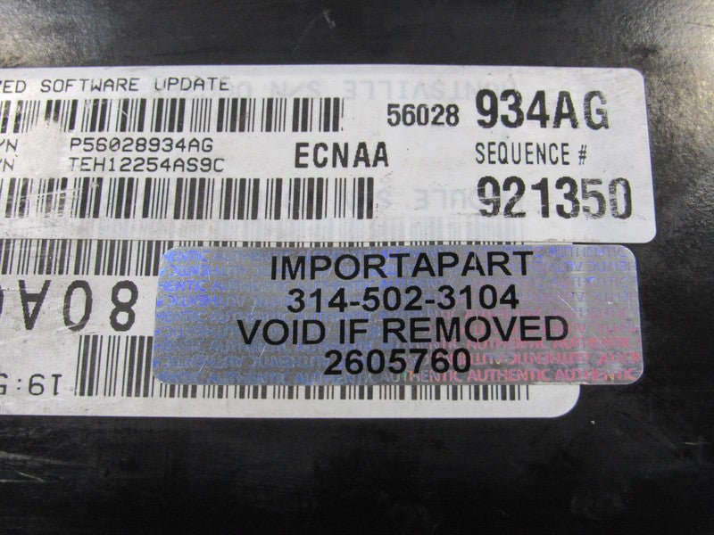 PLUG & PLAY 05 Dodge Dakota 4.7L AT ECU Engine Computer 56028934 PROG 