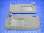 07-10 Hyundai Elantra Sedan Driver Passenger Sun Visor Set Pair Vinyl 