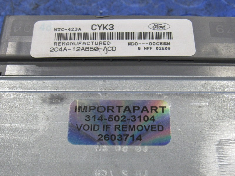 02-03 Ford F250 F350 6.8L V10 MT ECU ECM PCM Engine Computer 2C4A-12A6