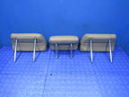 03-09 Toyota 4Runner Second Row Rear Seat Headrests Gray Leather Set 5