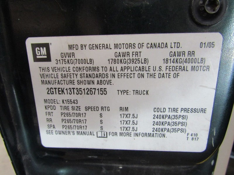 05 Silverado Sierra 1500 ABS Anti Lock Brake Pump 13567145