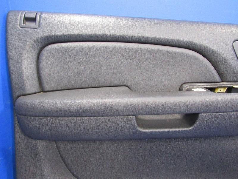 07-09 Yukon Tahoe Suburban Front LH Left Driver Door Panel Ebony Black