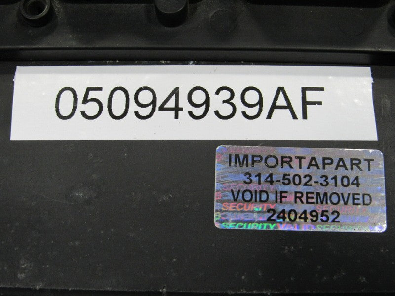 06 Jeep Liberty KJ 3.7L AT ECU ECM PCM Engine Computer 05094939AF 939 