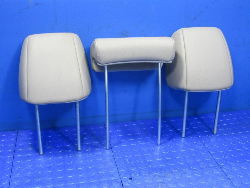 12-15 Honda Pilot Middle Row Seat Headrests Head Rest SET Gray Leather
