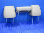 12-15 Honda Pilot Middle Row Seat Headrests Head Rest SET Gray Leather