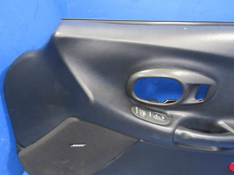 97-04 Chevrolet Corvette C5 Right RH Passenger Interior Door Panel Bla