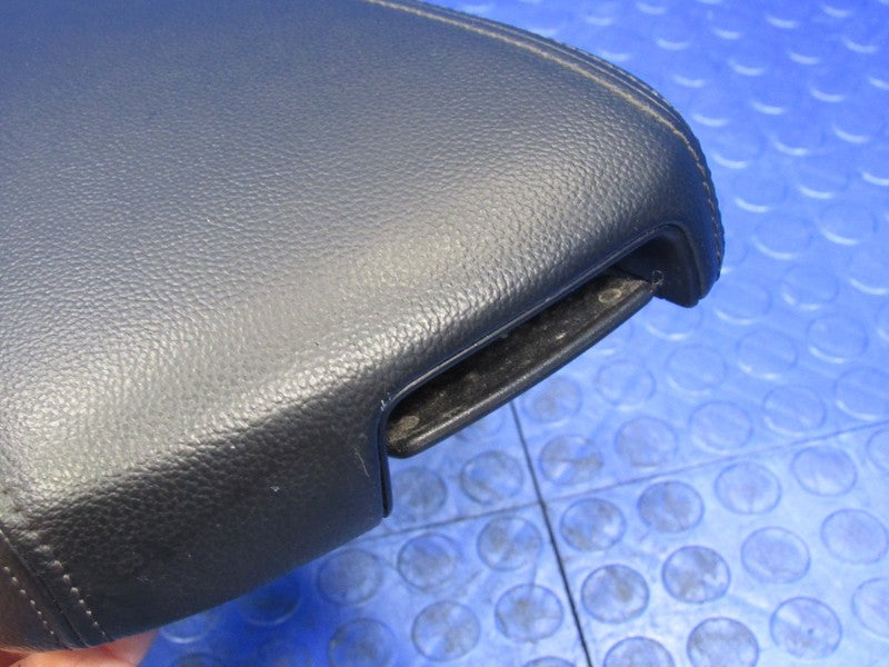 16-20 Kia Optima Center Console Storage Lid Armrest Leather Black OEM 