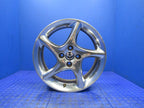 01 Mazda Miata SE Polished 5 Spoke Twist 16x6.5 OEM Wheel 4x100 +40 NB
