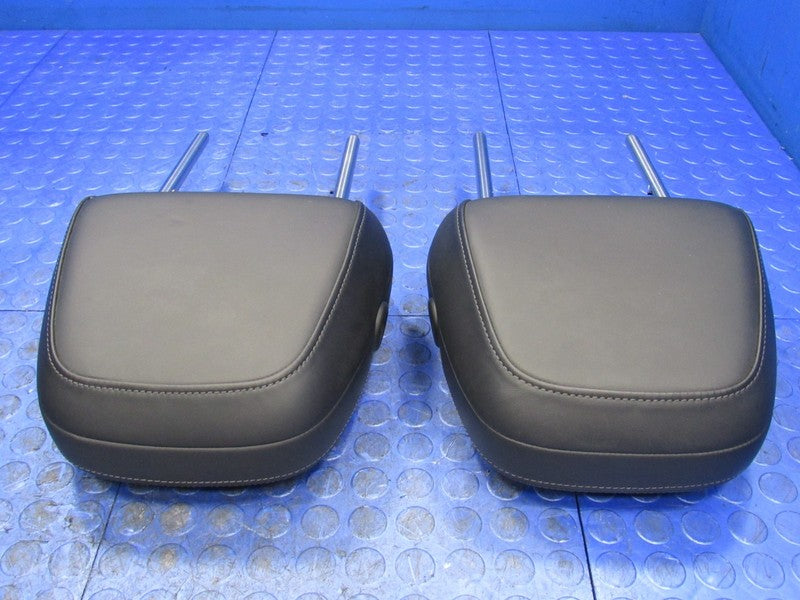 11-18 Porsche Cayenne 958 Front & Rear Headrests W/ Crest Set of 5 Bla