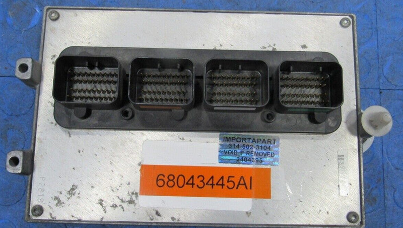10 Jeep Wrangler JK 3.8L AT ECU ECM PCM Engine Computer 68043445AI 445