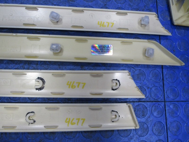99-05 BMW E46 3 Series Sedan Interior Door Dash Trim Panel Set Titan I