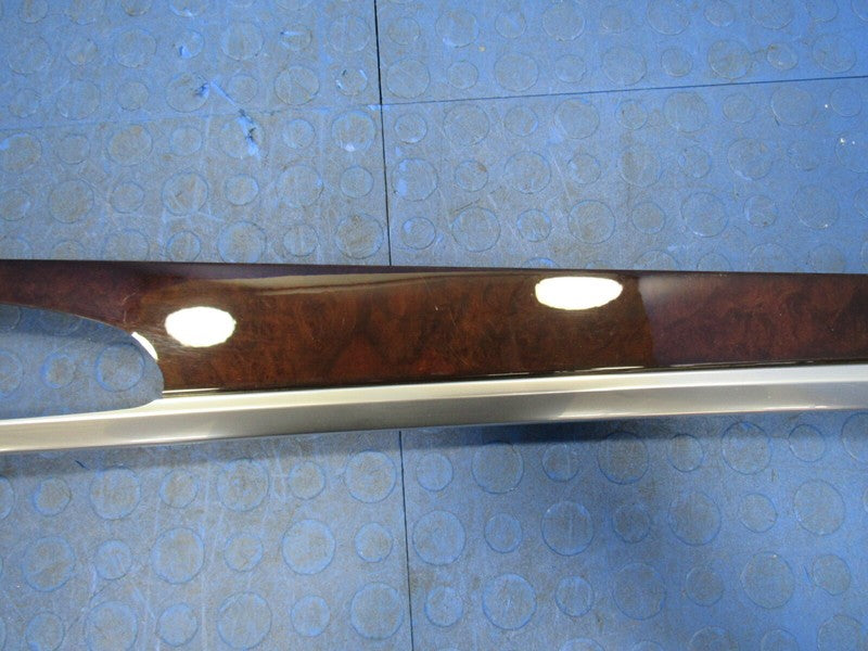 10-16 Porsche Panamera Front Right Inner Door Panel Finish Trim Dark W