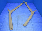 92-96 Ford F150 F250 F350 Bronco Right Left A-Pillar Trim Set Tan Moch