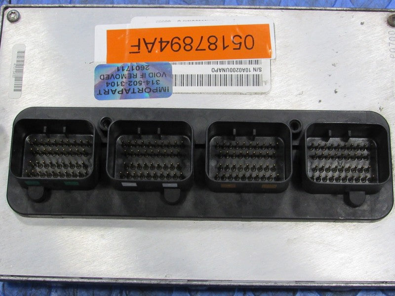 PROGRAMMED PLUG & PLAY 10 Dodge Ram Truck 3.7L AT ECU 05187894AF 894 P