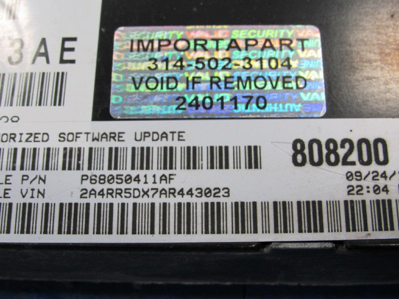 PROGRAMMED PLUG & PLAY 10 Caravan T & C 4.0 ECU ECM 68050411AF 411 PRO