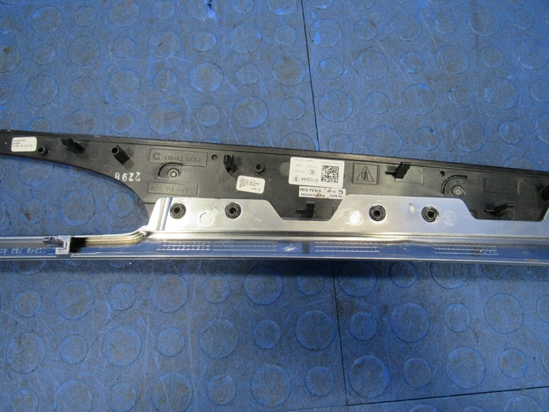 10-16 Porsche Panamera Rear Left Inner Door Panel Finish Trim Dark Wal
