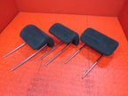 09-13 Honda Fit Rear Seat Headrests Head Rest Set of Three Black Cloth