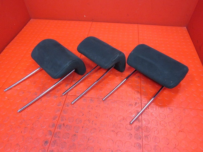 09-13 Honda Fit Rear Seat Headrests Head Rest Set of Three Black Cloth