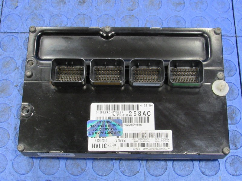 PLUG & PLAY 08 Grand Cherokee WK 5.7L Engine Computer ECU 05187311 PRO