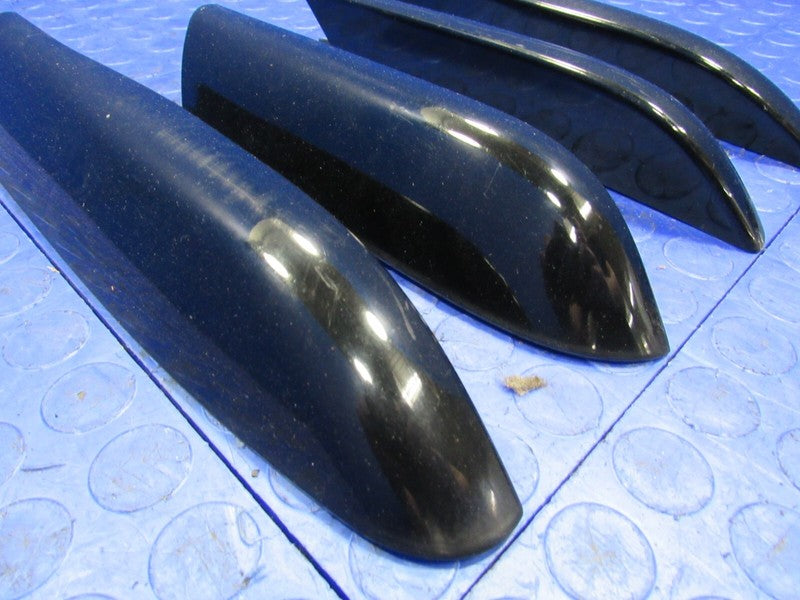 03-06 Cadillac Escalade ESV Luggage Roof Rack Carrier End Caps Set Bla